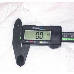 Digital Caliper Stainless Steel with Large LCD Screen 6 Inch Millimeter
